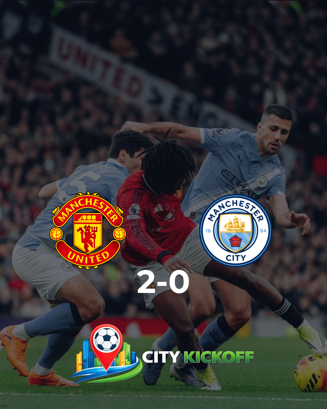 Manchester United vs Manchester City: United Clinch a Defining 2–0 Premier League Derby